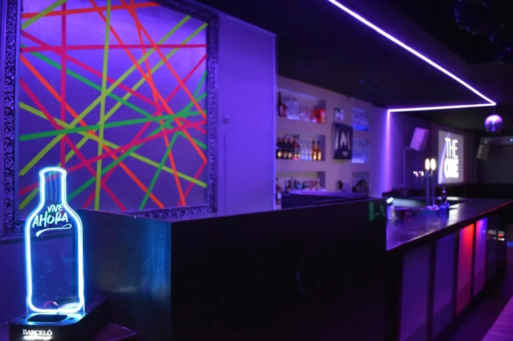 Corredor LED de 30 metros de la Sala Berlin de NexoVenues en Barcelona