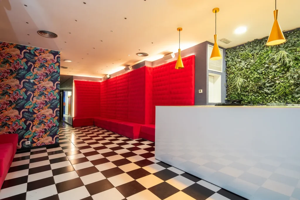 Detalle Art Déco de la Sala Miami de NexoVenues en Barcelona