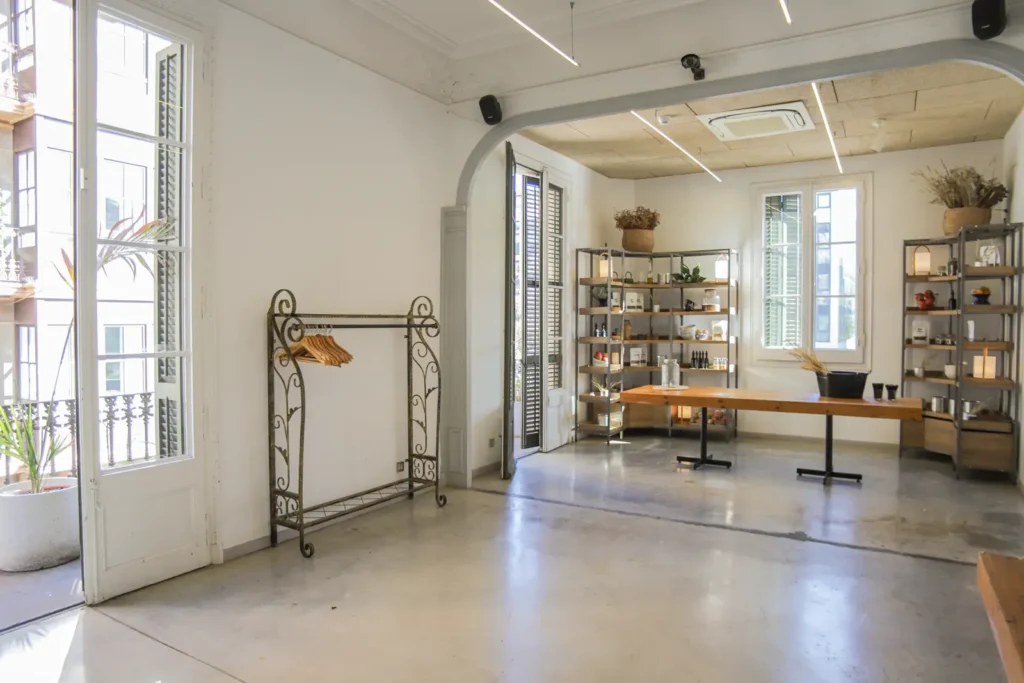 Cocina vista para showcooking de la Sala Barcelona de NexoVenues en Barcelona